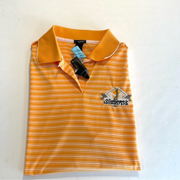 NWT: Page and Tuttle golf shirt, orange medium - Picture 9 of 12